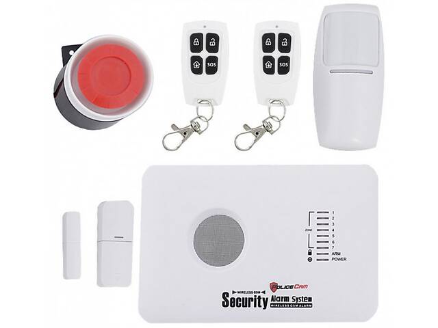 Комплект сигнализации GSM Alarm System G10C modern conect Белый (GGFBVVCYYYD68WJN)