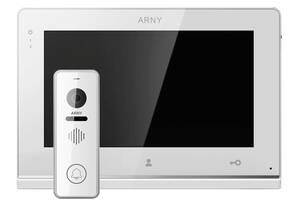 Комплект видеодомофона ARNY AVD-7132 Белый / Серый