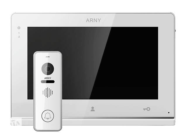 Комплект видеодомофона ARNY AVD-7132 Белый / Серый