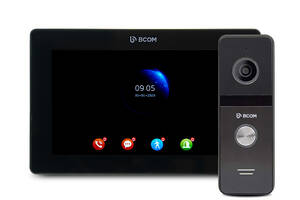 Комплект видеодомофона BCOM BD-770FHD/T Black Kit