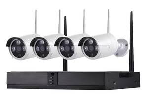 Комплект видеонаблюдения беспроводной OPT-TOP DVR 5G KIT CAD Full HD Wi-Fi на 4 камеры с регистратором (1756375470)