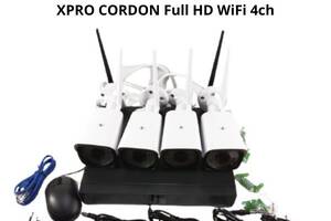 Комплект видеонаблюдения беспроводной XPRO CORDON Full HD WiFi 4ch  (e607b6-115)