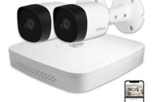 Комплект видеонаблюдения Dahua HD KIT 2x2MP OUTDOOR