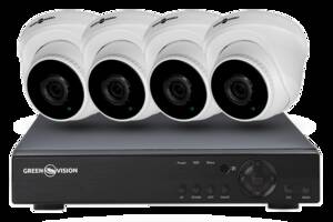 Комплект видеонаблюдения GreenVision GV-K-L43/04 5MP
