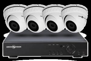Комплект видеонаблюдения GreenVision GV-K-L44/04 5MP