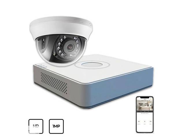 Комплект видеонаблюдения Hikvision HD KIT 1x1 MP INDOOR
