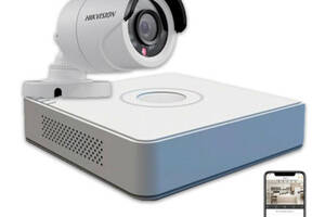 Комплект видеонаблюдения Hikvision HD KIT 1x1 MP OUTDOOR