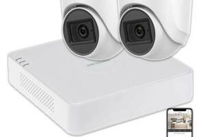 Комплект видеонаблюдения Hikvision HD KIT 2x5MP INDOOR