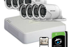 Комплект видеонаблюдения Hikvision HD KIT 8x2MP OUTDOOR + HDD 1TB