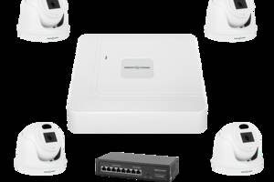 Комплект видеонаблюдения на 4 камеры GV-IP-K-W70/04 3MP