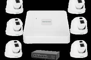 Комплект видеонаблюдения на 6 камер GV-IP-K-W71/06 3MP