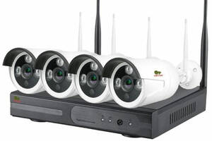 Комплект видеонаблюдения Partizan Wi-Fi IP-31 4xCAM + 1xNVR