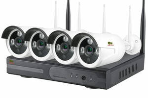 Комплект видеонаблюдения Partizan Wi-Fi IP-36 4xCAM + 1xNVR (v1.1)