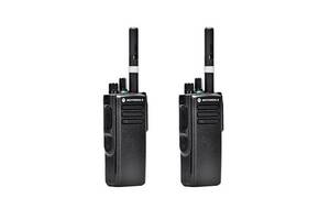 Комплект 2 шт - рация Motorola DP4400e VHF AES-256 шифрование