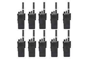 Комплект с 10 шт Оригинальных цифровых раций Motorola DP4400e UHF 2450 мАч