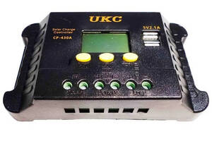 Контроллер заряда солнечной батареи UKC CP-430A