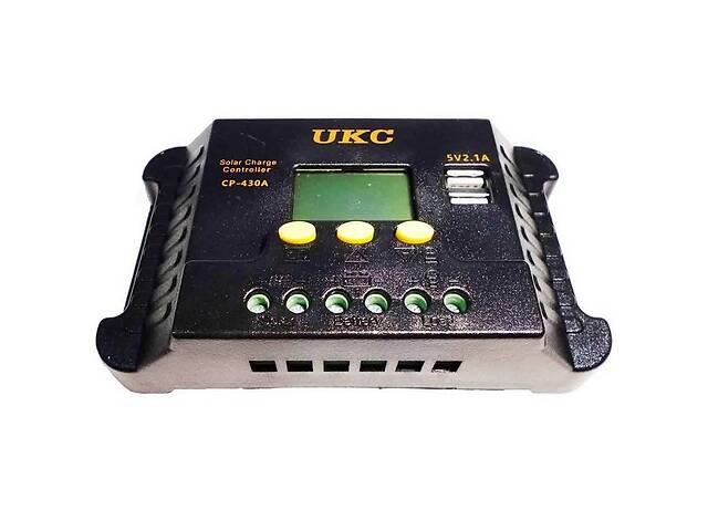 Контроллер заряда солнечной батареи UKC CP-430A
