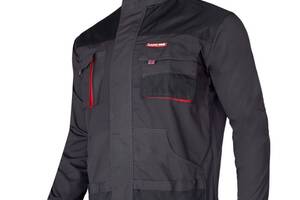 Куртка LAHTI PRO L 52 см Черный с красным (LPBR0152)
