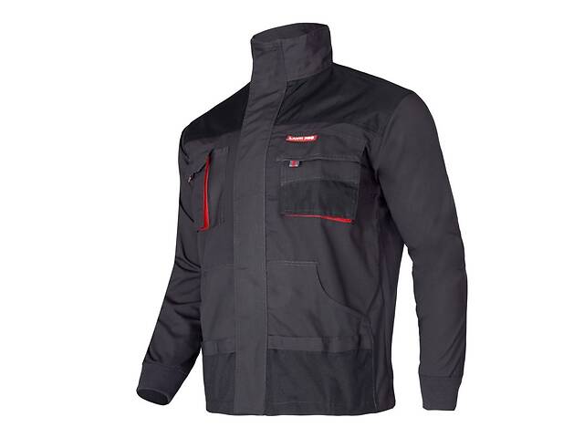 Куртка LAHTI PRO L 52 см Черный с красным (LPBR0152)