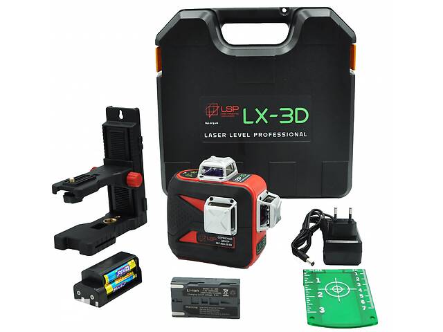 Лазерный уровень нивелир LSP LX-3D MAX OSRAM GREEN PRO гарантия 2 года!