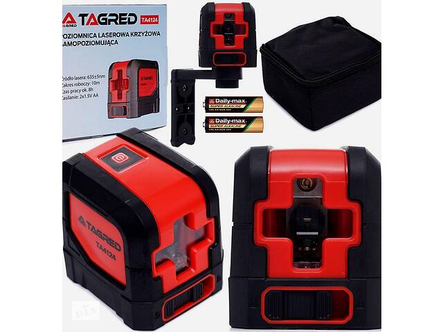 Лазерный уровень с магнитным держателем TAGRED TA4124 Купи уже сегодня!