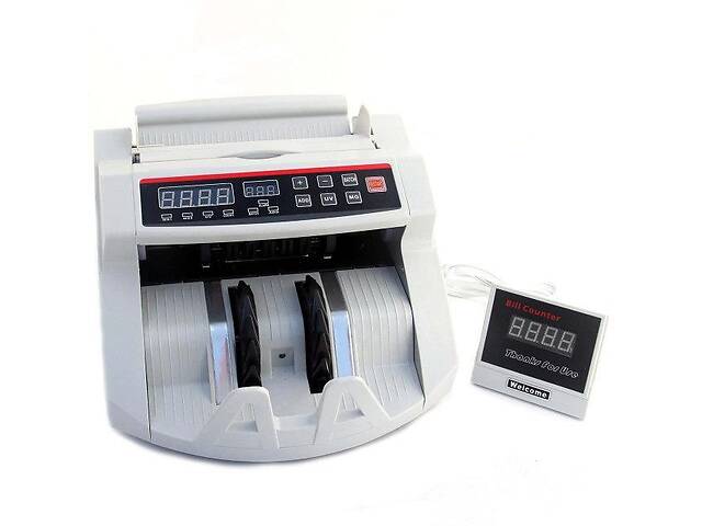 Машинка для счета денег счетчик банкнот c детектором валют HLV MG2089 UV (004398)