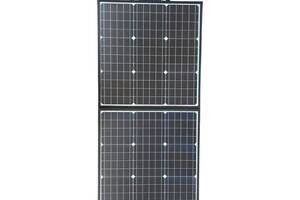 Монокристаллическая солнечная панель складывающаяся FlashFish 18 В 50 Вт серый