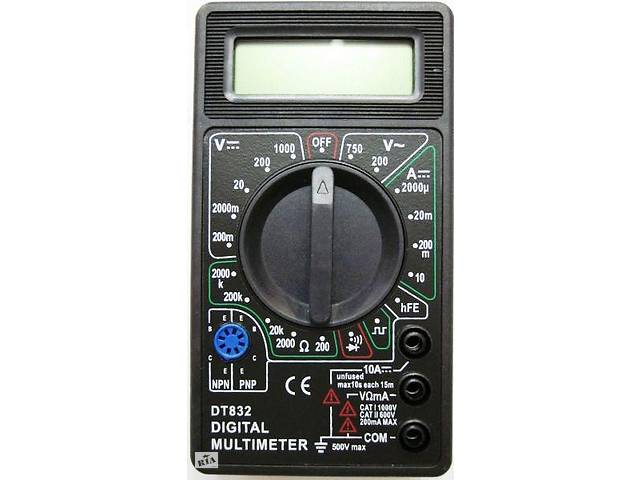 Мультиметр цифровий DIGITAL multimeter DT-832