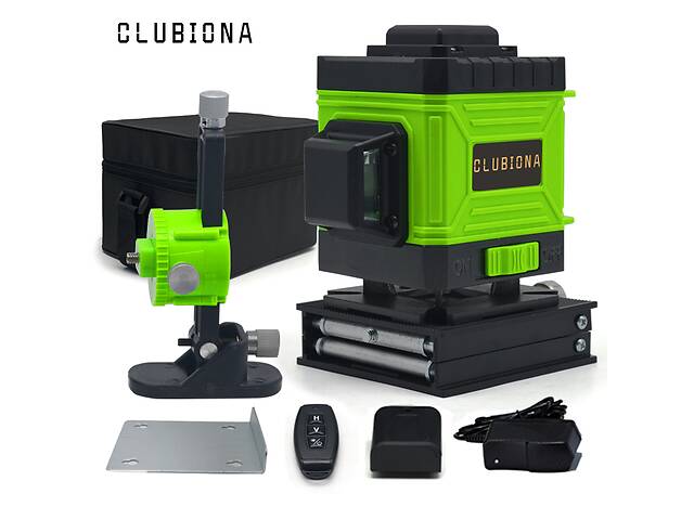 Надійний лазерний рівень IE12A Clubiona 3D OSRAM LED батарея 5000mAh - Фото 1
