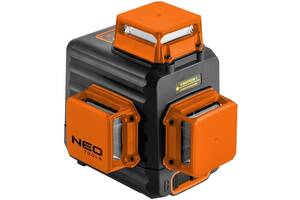 Neo Tools Нівелір лазерний, 3D, акумулятор, Li-Ion, 20м,± 0.03 мм/м, IP54, ЗУ, кейс