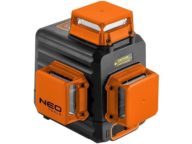 Neo Tools Нівелір лазерний, 3D, акумулятор, Li-Ion, 20м, ± 0.03 мм/м, IP54, ЗУ, кейс