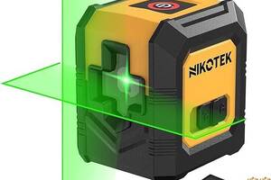 Nikotek лазерный уровень Самовыравнивающийся ярко-зеленый луч Сумка для переноски