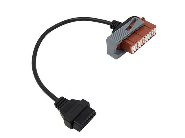 Переходник с OBD2 16pin мама на Peugeot Citroen 30pin папа