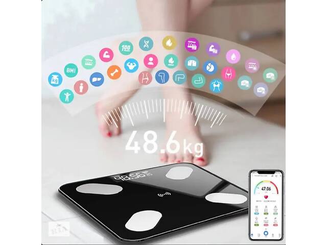 Підлогові розумні фітнес ваги MATARIX MX-454 App Bluetooth Смарт ваги - Фото 5