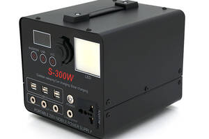 Портативный PowerBank S-300W, 220V/20A, 1*AC/220V+3*DC/12V+6*USB/5V, LED, Q4