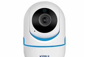 Поворотная IP WIFI камера видеонаблюдения Kerui T09T Tuya видеоняня со звуком 2 Mp Full HD