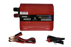 Преобразователь Power inverter 1000w | Преобразователь напряжения с 12 вольт в 220 вольт с двумя USB