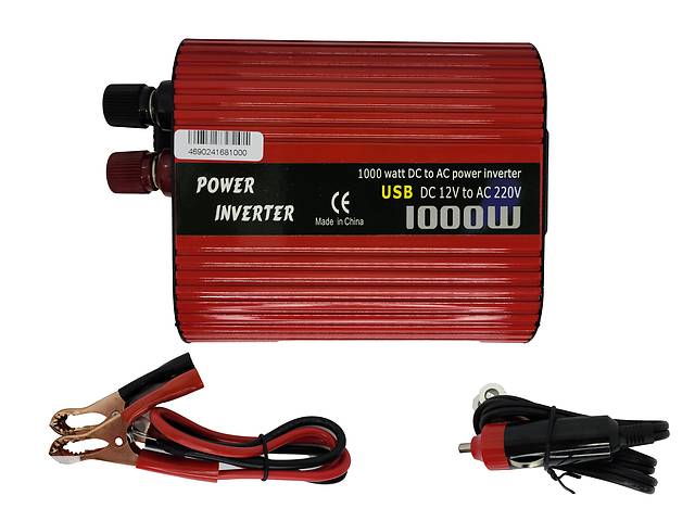 Преобразователь Power inverter 1000w | Преобразователь напряжения с 12 вольт в 220 вольт с двумя USB