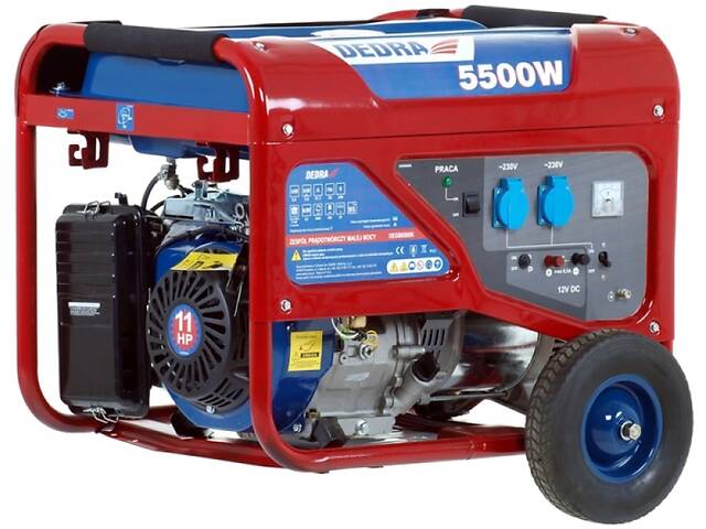 Продам бензиновий генератор DEDRA DEGB6500K 5,5 кВт