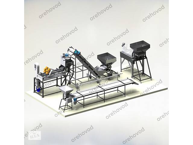 Промислова лінія з переробки фундука (200 кг/год) - Фото 1