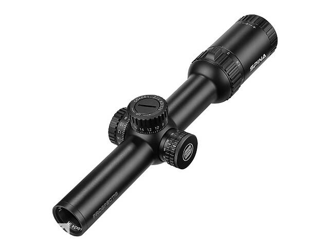 Прицел оптический (Spina Optics) Загонник 1-6x24 (с кольцами)