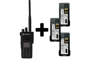 Радиостанция цифровая Motorola DP4800е VHF, 3 аккумулятора IMPRES в комплекте