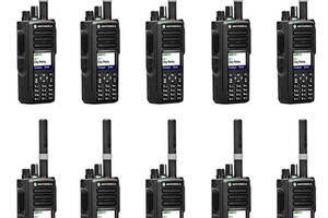 Радиостанция цифровая Motorola MotoTRBO DP4800e VHF AES-256 шифрование, комплект 10 штук