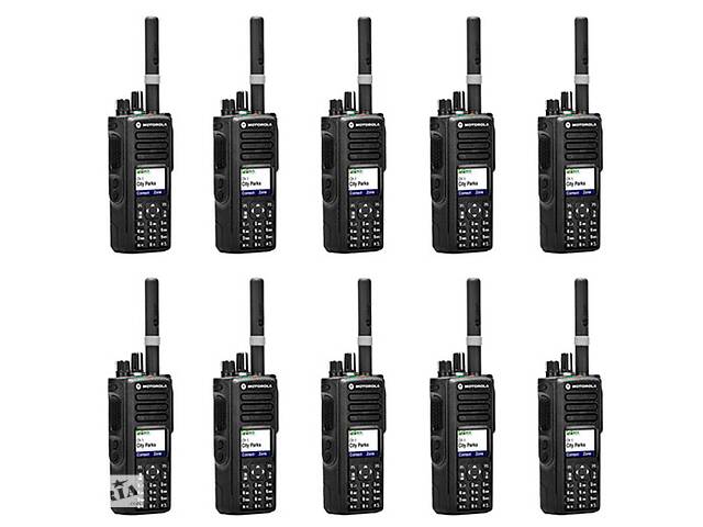 Радиостанция цифровая Motorola MotoTRBO DP4800e VHF AES-256 шифрование, комплект 10 штук