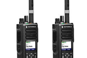 Радиостанция цифровая Motorola MotoTRBO DP4800e VHF AES-256 шифрование 2 штуки