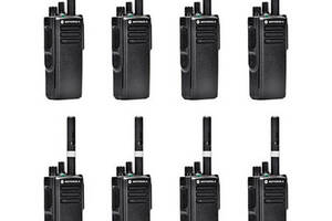 Радиостанция цифровая Motorola MotoTRBO DP4800e VHF AES-256 шифрование 8 штук