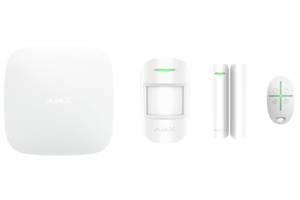 Расширенный комплект беспроводной сигнализации Ajax StarterKit Plus white ( Hub Plus/MotionProtect/DoorProtect/SpaceC...