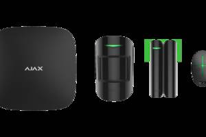 Расширенный комплект беспроводной сигнализации Ajax StarterKit Plus black ( Hub Plus/MotionProtect/DoorProtect/SpaceC...