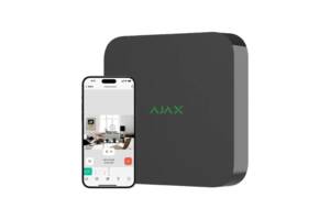 Сетевой видеорегистратор Ajax NVR (16ch) black, разрешенние до 4К, поддержка ONVIF/RTSP, декодирование H.265/H.264, е...