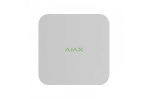 Сетевой видеорегистратор Ajax NVR (8ch) white, разрешенние до 4К, поддержка ONVIF/RTSP, декодирование H.265/H.264, ем...